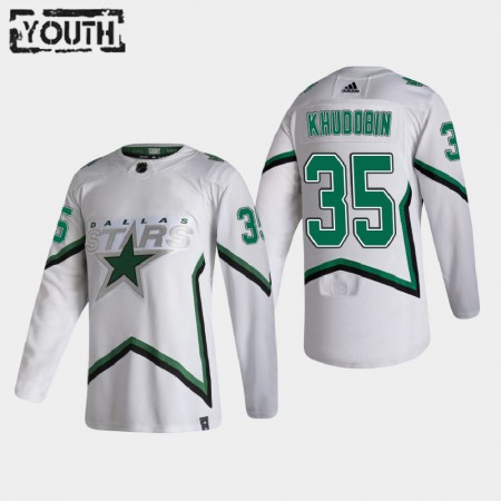 Dětské Hokejový Dres Dallas Stars Dresy Anton Khudobin 35 2020-21 Reverse Retro Authentic